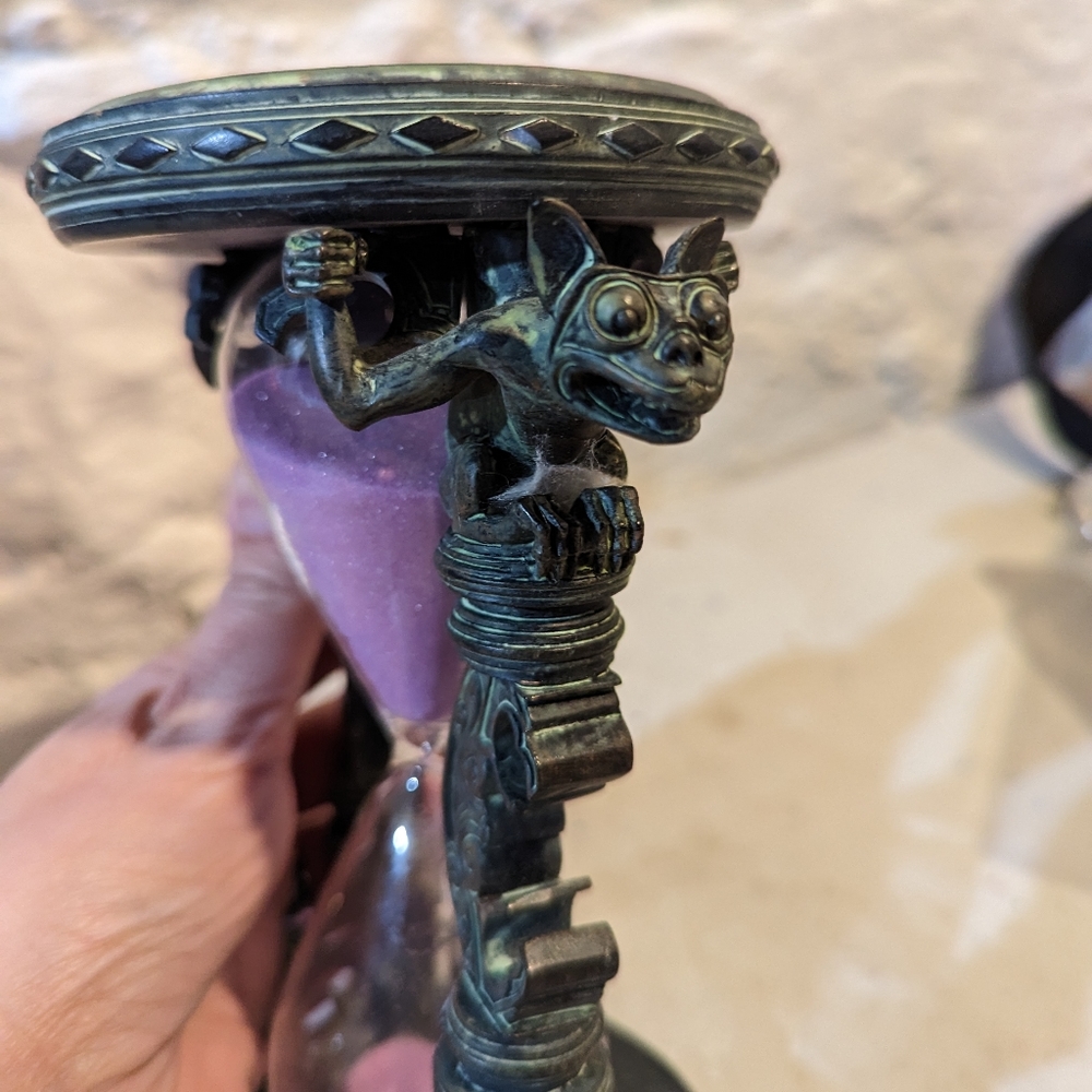 Disney Haunted Mansion Gargoyle Hourglass - Picture 2 of 4